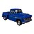 Miniatura Chevrolet Chevy Stepside 1955 Azul 1:38 - Imagem 9