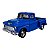 Miniatura Chevrolet Chevy Stepside 1955 Azul 1:38 - Imagem 1