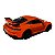 Miniatura Porsche 911 GT3 Laranja Burago 1:24 - Imagem 8