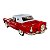 Miniatura Ford Thunderbird 1956 Vermelho Motormax 1:24 - Imagem 8