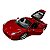 Miniatura Ferrari 458 Itália Vermelho Burago 1:24 - Imagem 5