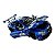 Miniatura BMW M6 GT3 Azul Acende Luz E Som Metal 1:24 - Imagem 4