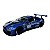 Miniatura BMW M6 GT3 Azul Acende Luz E Som Metal 1:24 - Imagem 1
