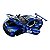 Miniatura BMW M6 GT3 Azul Acende Luz E Som Metal 1:24 - Imagem 5