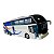 Miniatura Ônibus Branco Acende Luz/Som Metal 1:50 - Imagem 1