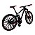 Miniatura Bicicleta Bike Preto e Vermelho Metal 1:10 - Imagem 5