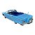 Miniatura Chevy Impala 1958 Azul 1:24 - Imagem 8