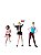 Miniatura Boneco 3 Mulheres Kit 1 1:24 - Imagem 1