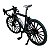 Miniatura Bicicleta Bike Sport Cinza Metal 1:8 - Imagem 4