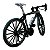Miniatura Bicicleta Bike Sport Cinza Metal 1:8 - Imagem 5