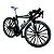 Miniatura Bicicleta Bike Sport Cinza Metal 1:8 - Imagem 1