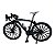 Miniatura Bicicleta Bike Sport Cinza Metal 1:8 - Imagem 3