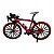 Miniatura Bicicleta Bike Sport Vermelho Metal 1:8 - Imagem 3