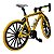 Miniatura Bicicleta Bike Sport Amarelo Metal 1:8 - Imagem 5