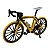 Miniatura Bicicleta Bike Sport Amarelo Metal 1:8 - Imagem 2