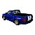 Miniatura Ford F150 SVT Lightning Azul Jada Metal 1:24 - Imagem 7