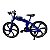 Miniatura Bicicleta Bike Star Azul Metal 1:8 - Imagem 3