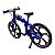 Miniatura Bicicleta Bike Star Azul Metal 1:8 - Imagem 4