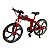 Miniatura Bicicleta Bike Star Vermelho Metal 1:8 - Imagem 2