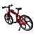 Miniatura Bicicleta Bike Star Vermelho Metal 1:8 - Imagem 4