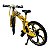 Miniatura Bicicleta Bike Star Amarelo Metal 1:8 - Imagem 4