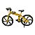 Miniatura Bicicleta Bike Star Amarelo Metal 1:8 - Imagem 3