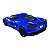 Miniatura Chevrolet Corvette C8 Azul Metal 1:24 - Imagem 4