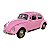 Miniatura Volkswagen Fusca Classic Rosa RMZ 1:32 - Imagem 1