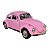 Miniatura Volkswagen Fusca Classic Rosa RMZ 1:32 - Imagem 7