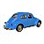 Miniatura Volkswagen Fusca Classic Azul RMZ 1:32 - Imagem 5