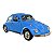 Miniatura Volkswagen Fusca Classic Azul RMZ 1:32 - Imagem 7