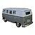 Miniatura Volkswagen Kombi Classic Cinza e Branco RMZ 1:32 - Imagem 4