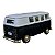 Miniatura Volkswagen Kombi Classic Preto e Branco RMZ 1:32 - Imagem 4