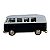 Miniatura Volkswagen Kombi Classic Preto e Branco RMZ 1:32 - Imagem 2