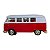 Miniatura Volkswagen Kombi Classic Vermelho/Branco RMZ 1:32 - Imagem 2