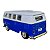 Miniatura Volkswagen Kombi Classic Azul e Branco RMZ 1:32 - Imagem 4