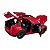 Miniatura Tesla Model X Vermelho Acende Luz E Som 1:24 - Imagem 3