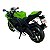 Miniatura Moto Kawasaki Ninja ZX10R Verde Maisto 1:12 - Imagem 5
