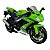 Miniatura Moto Kawasaki Ninja ZX10R Verde Maisto 1:12 - Imagem 1