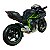 Miniatura Moto Kawasaki Ninja H2R Verde Maisto 1:12 - Imagem 6