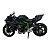 Miniatura Moto Kawasaki Ninja H2R Verde Maisto 1:12 - Imagem 3