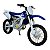 Miniatura Moto Cross Yamaha YZ450F Azul Maisto 1:12 - Imagem 1