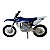 Miniatura Moto Cross Yamaha YZ450F Azul Maisto 1:12 - Imagem 3