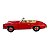 Miniatura Mercedes Benz 190SL 1955 Vermelho Maisto 1:18 - Imagem 7