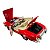 Miniatura Mercedes Benz 190SL 1955 Vermelho Maisto 1:18 - Imagem 3