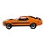 Miniatura Ford Mustang Mach 1 1970 Laranja Maisto 1:18 - Imagem 3