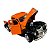 Miniatura Ford Picape 1940 Laranja Motormax 1:18 - Imagem 6