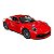 Miniatura Porsche 911 Carrera 4S Vermelho Metal 1:24 - Imagem 5