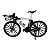 Miniatura Bicicleta Bike Time Trial Branco Metal 1:8 - Imagem 4
