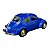 Miniatura Volkswagen Fusca Classic Azul Brilho RMZ 1:32 - Imagem 4